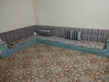 Rabigh, Furniture, SAR 600,  Comfortable L-Shaped Floor Sofa (Majlis Style)