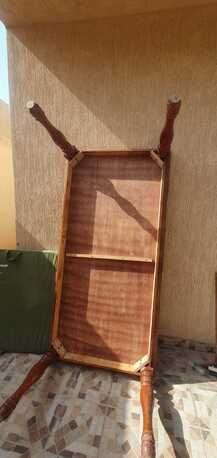 Riyadh, Furniture, SAR 550,  Large Solid Wood Dining Table - طاولة طعام خشبية كبيرة