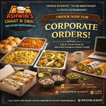 Navi Mumbai, Food & Drink, Corporate Fast Food Orders In Navi Mumbai | Ashwin&rsquo;s Chaat N Snac