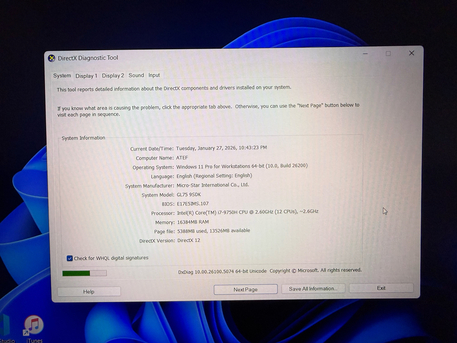 Khobar, Computers, SAR 2500,  MSI Gaming Laptop