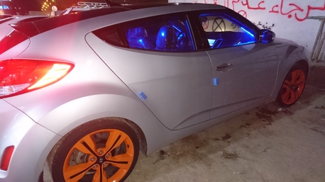 Riyadh, Vehicles, Cars & Trucks , SAR 24500,  Hyundai Veloster,  2014,  Automatic,  368996 KM,  Hyundai V On Sale (Gray Color) Modified