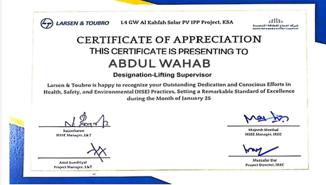 Dammam, Job Seekers, RIGGER 1