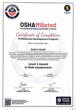 Riyadh, Job Seekers, Safety Officer