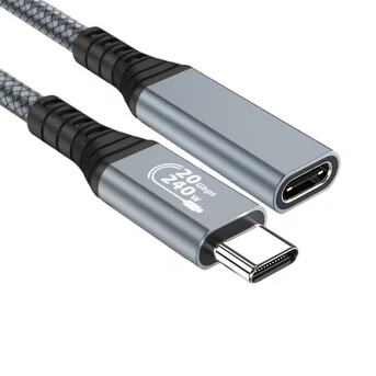 Zinj, Mobile Phones, BHD 4,  USB C Extension Cable PD240W Fast Charging 20Gbps Data Transfer 4K Video USBC 3.2 Type C