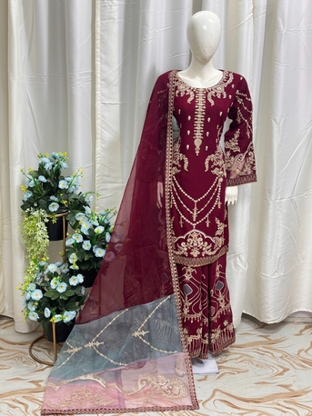 Thuqbah, Clothing & Accessories, SAR 265,  Ready To Wear Chiffon HeavyWorked