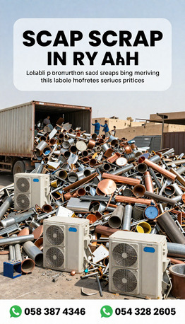 Riyadh, Items Wanted, We Buy All Types Of Industrial, Household, And Electronic Scrap &mdash; Including Copper, Alumin