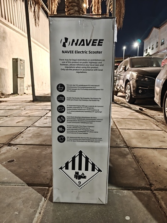 Khobar, Motorcycles, SAR 1299,  NAVEE V25i Pro II Electric Scooter &ndash; Brand New (Sealed Box)