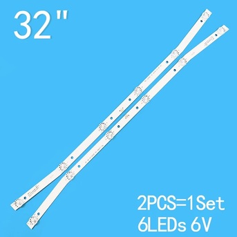 Riyadh, Electrical & Plumbing, SAR 15,  32 Inch LED TV Backlight Strip JS-D-JP32DM-061EC 6LED 2PCS Hole LED Bar Replacement