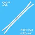 SAR 15,  32 Inch LED TV Backlight Strip JS-D-JP32DM-061EC 6LED 2PCS Hole LED Bar Replacement