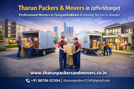 Chennai, Delivery, Trusted Packers And Movers In Jafferkhanpet, Professional Movers In Nungambakkam & Moving