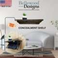 Stylish Hidden Storage Shelf For Home &ndash; Decorative Concealment Wall Shelf