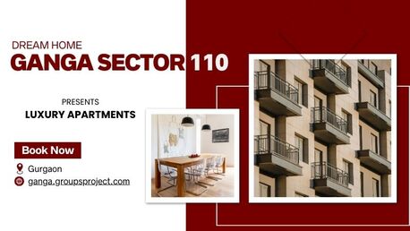 Gurgaon, Real Estate For Sale, 2 BR,  Ganga Sector 110 Gurgaon - Elegant Living Perfect Location