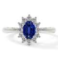 USD 3237,  Classic Blue Sapphire Ring Best Value Online