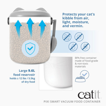 Mumbai, Pet Supplies, INR 6999,  Best Catit Pixi Smart Vacuum Cat Food Container