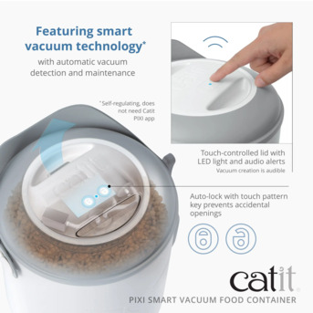 Mumbai, Pet Supplies, INR 6999,  Best Catit Pixi Smart Vacuum Cat Food Container