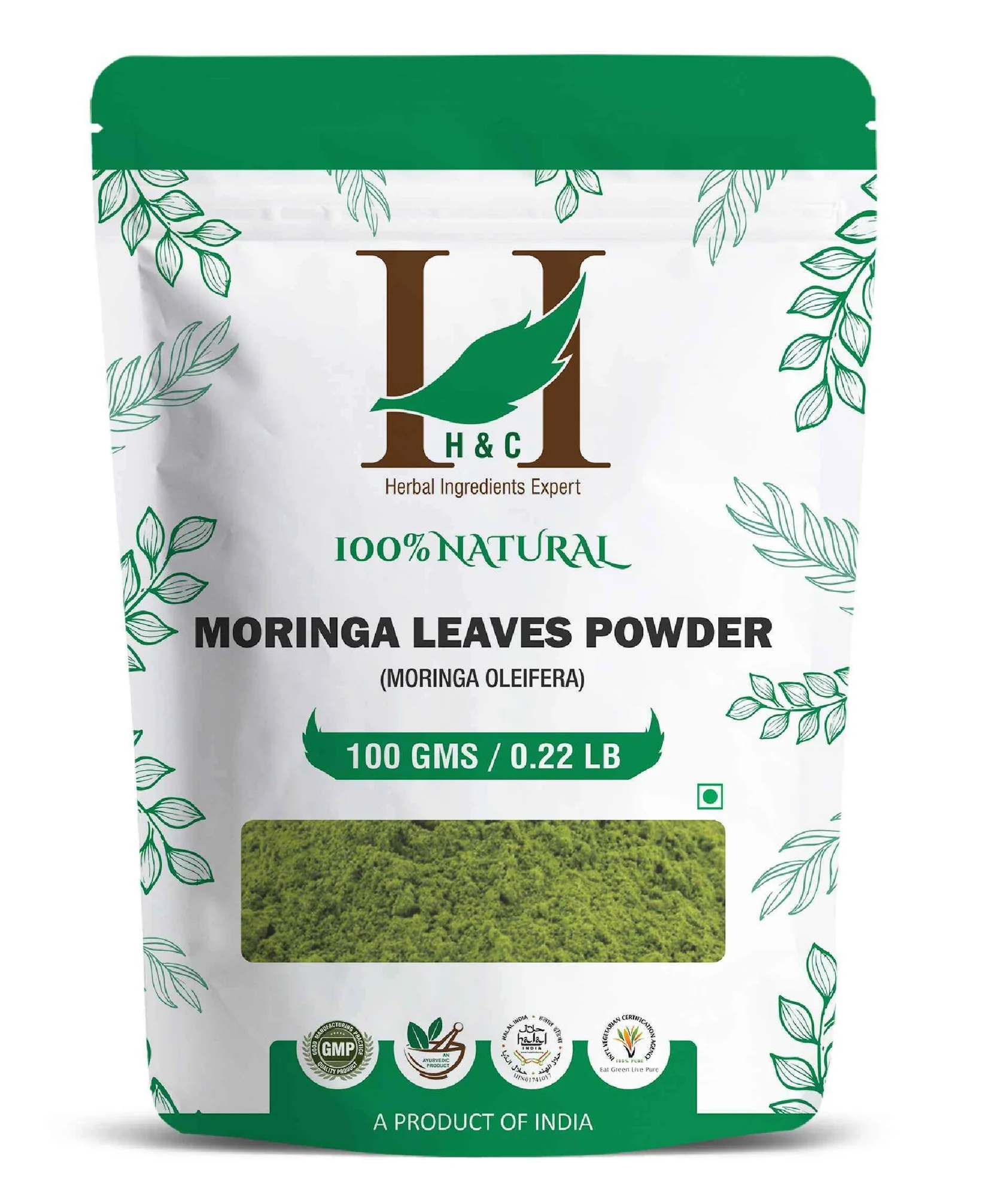 Ahmedabad, Health & Beauty Items, INR 100,  Moringa Leaves Powder, Complete Nutrition & Vitality | Buy Online - H&C - Health N Wellnes