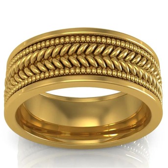 New York, Jewelry, USD 4022,  9MM Unisex Wedding Band In 14K Yellow Gold &ndash; 30 Days Returns