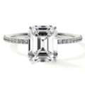 USD 1748,  Luxury Emerald Cut Diamond Engagement Ring Best Value