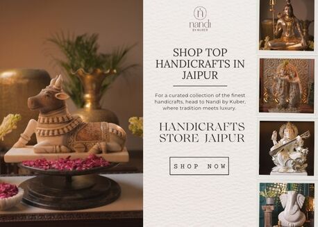 Jaipur, Household Items, Shop Top Handicrafts In Jaipur | Nandi By Kuber
