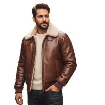 Mumbai, Clothing & Accessories, Black Leather Biker Jacket For Men &ndash; Classic Motorcycle Style