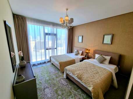 Amwaj Islands, Apartments/Houses, BHD 600/month,  Furnished,  3 BR,  140 Sq. Meter,  Delightful 3 BR+Maid Room FF Apartment With Balcony