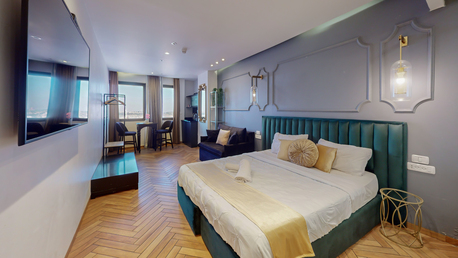 Jerusalem, Apartments/Houses, ILS 299/day,  Furnished,  Studio,  20 Sq. Meter,  Studio Apartment - View Of The Old City - Bomb Shelter - Netflix