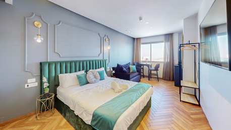 Jerusalem, Apartments/Houses, ILS 299/day,  Furnished,  Studio,  20 Sq. Meter,  Studio Apartment - View Of The Old City - Bomb Shelter - Netflix