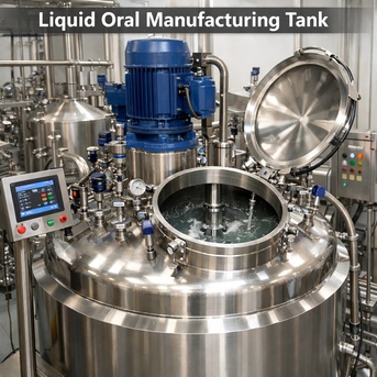 Ahmedabad, Heavy Equipment, Liquid Oral Manufacturing Tank
