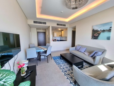 Amwaj Islands, Apartments/Houses, BHD 300/month,  Furnished,  1 BR,  70 Sq. Meter,  Lagoon View 1 BR FF Apartment With Balcony