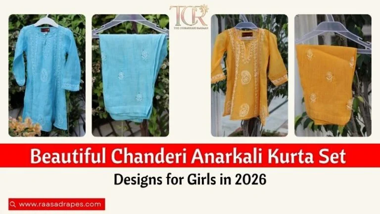 Lucknow, Clothing & Accessories, Designer Chanderi Anarkali Kurta Set For Traditional Look