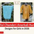 Designer Chanderi Anarkali Kurta Set For Traditional Look