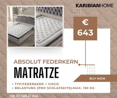 Berlin, Furniture, EUR 300,  Absolut Federkern Visco Matratze Kaufen &ndash; Komfortable Premium Matratze Entdecken