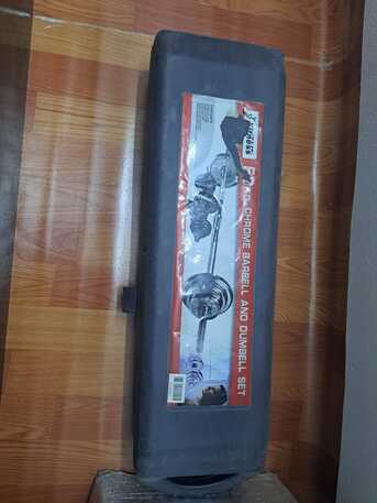 Hara, Sporting Goods, SAR 450,  50kg Barbell & Dumbbell Set