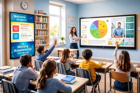 New Delhi, Business, Digital Signage And Smart Classroom Display For Schools In India