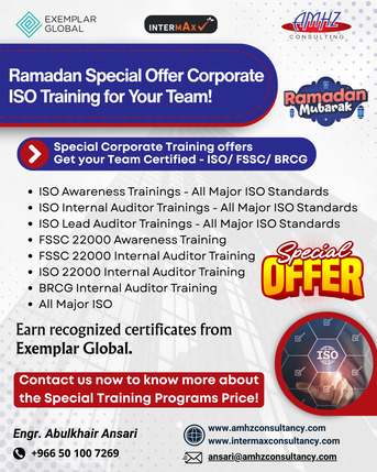Riyadh, Business, 🌙✨ Ramadan Special Offer &ndash; Corporate ISO Training! ✨🌙  Upgrade Your Team&rsquo;s Skills