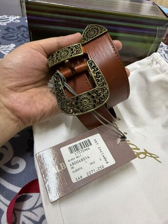 Jeddah, Clothing & Accessories, Alberta Feretti Luxury Leather Belt
