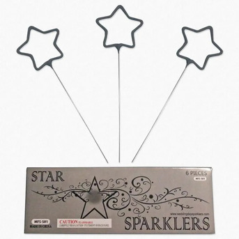 New York, Business, Star Shaped Sparklers For Weddings