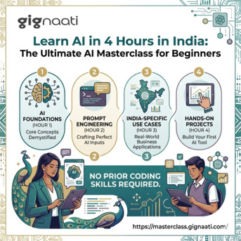 Gurgaon, Lessons Offered, Learn AI In 4 Hours In India: The Ultimate AI Masterclass For Beginners