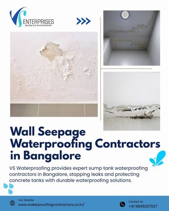 Bangalore, Construction, Wall Seepage Waterproofing Contractors In Bangalore