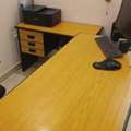 SAR 300,  Office Big Size Table Along With Side Table With 6 Drayers With 2 Chairs Like Brand New
