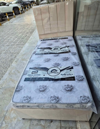Jeddah, Furniture, SAR 4,  New Single Bed And Mattress Available In Low Price