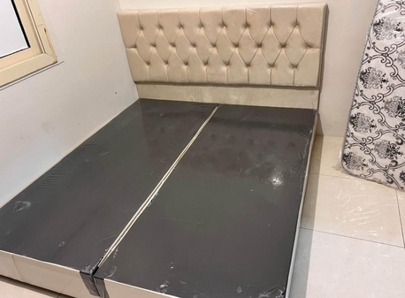 Jeddah, Furniture, SAR 4,  New High Quality Double Bed 🛏️ With Mattress Available