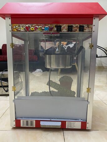 Jeddah, Appliances, SAR 1500,  Brand New Popcorn Machine Set For Sale &ndash; Machine + Barm + Kettle