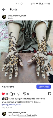 Al Malaz, Fashion & Design, Henna Artist