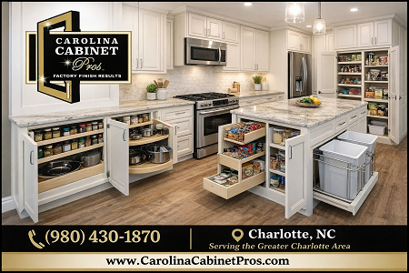 New York, Construction, Cabinet Refacing In Charlotte NC For Smart Storage Ideas