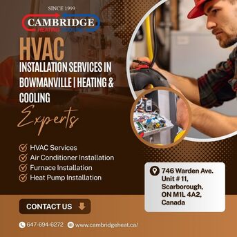 Toronto, Household, HVAC Installation Services In Bowmanville | Heating & Cooling Experts