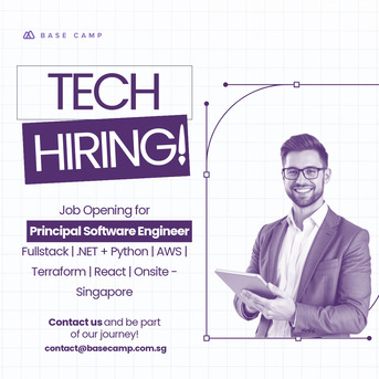 Singapore, Jobs, Hiring Principal Software Engineer (Platform & Cloud) In Singapore - Base Camp Recruitment