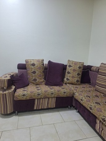 Khobar, Furniture, SAR 400,  L Shape Sofa With Pillows And Electric Oven