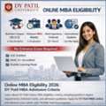 D Y Patil Online MBA Eligibility Criteria 2026 | Admission Requirements