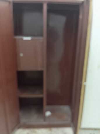 Akrabia, Furniture, SAR 160,  Brown Iron Double Door Almirah